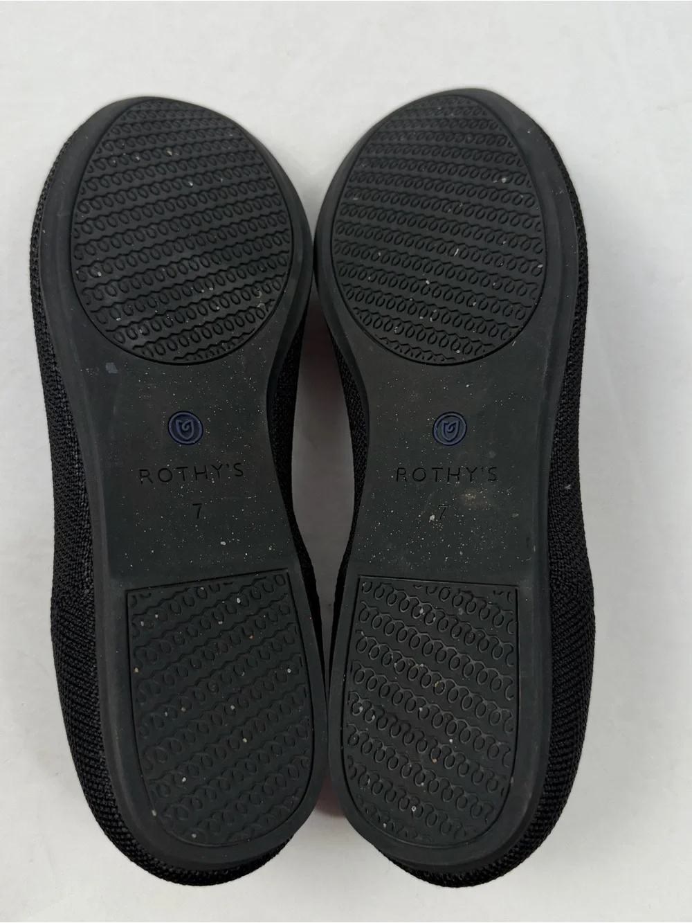 Rothy’s Black Ballet Flats Sz 7